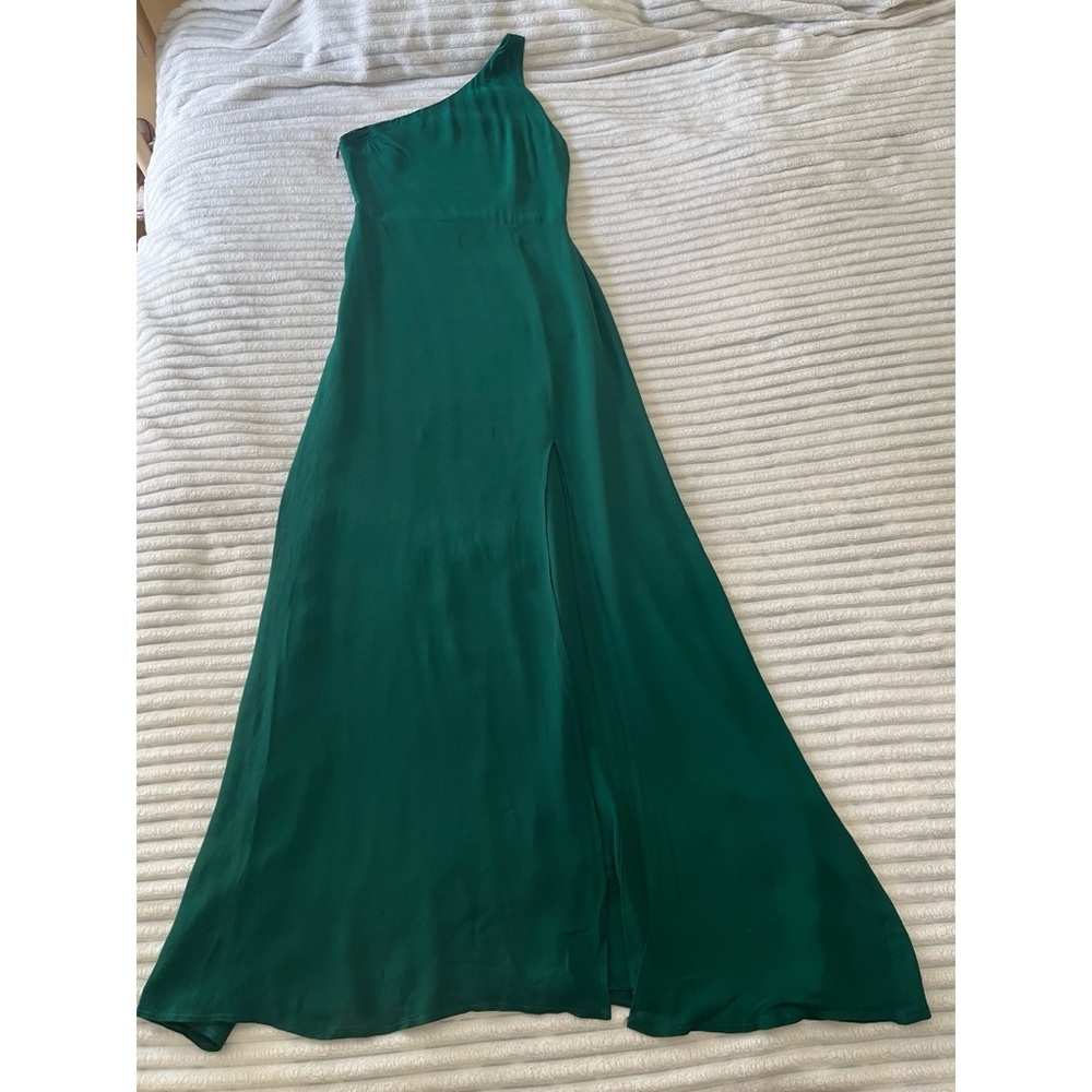 Reformation Evelyn Dress in Forest - Picture 8 of 16